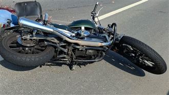 驚悚！白河男騎士遭後方砂石車輾頭亡