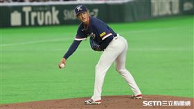 WBC韓日戰，韓國隊先發投手高永表。（圖／特派記者劉彥池攝影）
