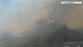 第四公墓,火警,大火,黑鷹直升機,投水,滅火,台中（圖／翻攝畫面）