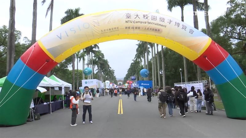臺大校園徵才博覽會登場
