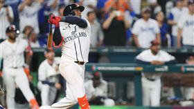 WBC Ozzie Albies 阿比斯。阿比斯（Ozzie Albies）關鍵時刻揮出WBC史上第一支再見全壘打。（圖／美聯社／達志影像）