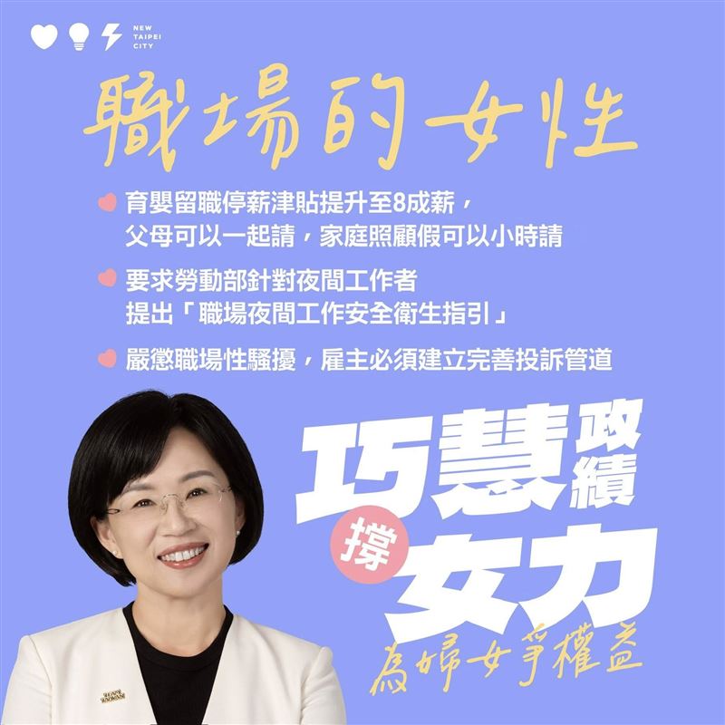 蘇巧慧國際婦女節秀政績。（圖／翻攝蘇巧慧臉書）