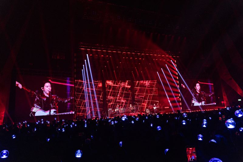 韓國人氣樂團CNBLUE在北流連唱兩天。（圖／和協整合行銷提供）