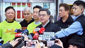 行政院長卓榮泰今（8）日出席中華電信「全台集氣 最強應援在中華」公播活動。（圖／行政院提供）