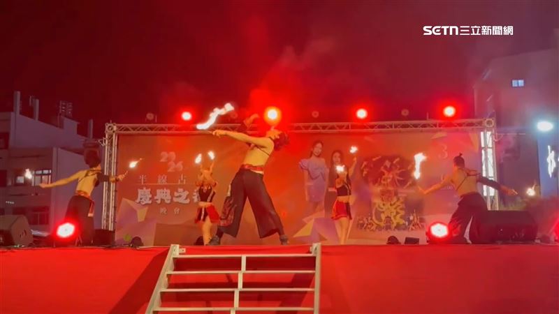 登上英國大舞台的「火舞女孩」楊立微到彰化市表演