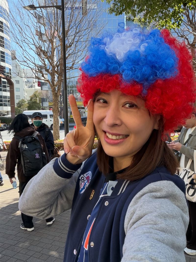 賈永婕在社群分享觀賽心情，祝賀台灣隊獲勝。（圖／翻攝自賈永婕的跑跳人生 臉書）