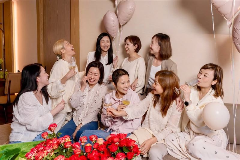 吳文忻生前追思會現場曝。（圖／翻攝自彭秀慧IG）