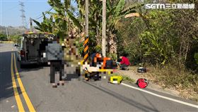 台南左鎮區,電線桿,單車,車禍,月世界,高雄,少年（圖／民眾提供）