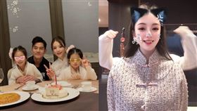 方媛與郭富城於2017年結婚，婚後育有三名寶貝女兒。（圖／翻攝自小紅書、抖音）