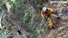 彰化,八卦山,松柏嶺步道,墜谷,意外,死亡（圖／翻攝畫面）