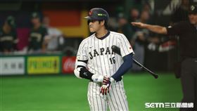 WBC日澳戰，日本隊指定打擊大谷翔平遭到三振。（圖／特派記者劉彥池攝影）