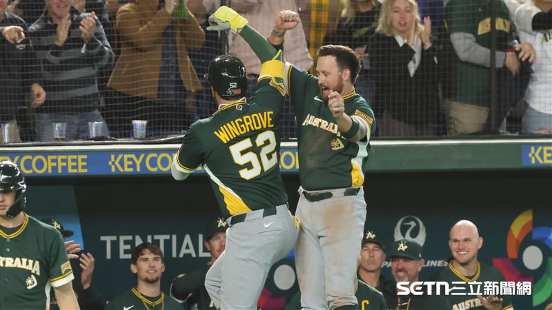 澳洲隊今（9日）晚間出賽韓國隊，成為台灣能否晉級的關鍵賽。（圖／特派記者劉彥池攝影）