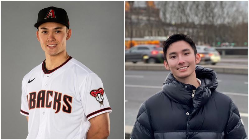 有網友發現，費爾柴德的長相與BL日綜《我的咖啡男友2》的出演者以賽亞有幾分神似。（圖／翻攝自雙方IG）