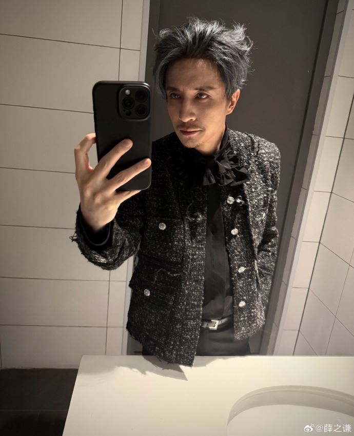 薛之謙深陷輿論風暴，妻子高磊鑫驚傳懷第二胎。（圖／翻攝自薛之謙微博）