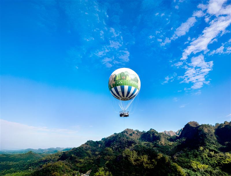 全台唯一繫留式觀光氦氣球，168公尺高空打造獨一無二的夢幻視角。（圖／品牌業者提供）