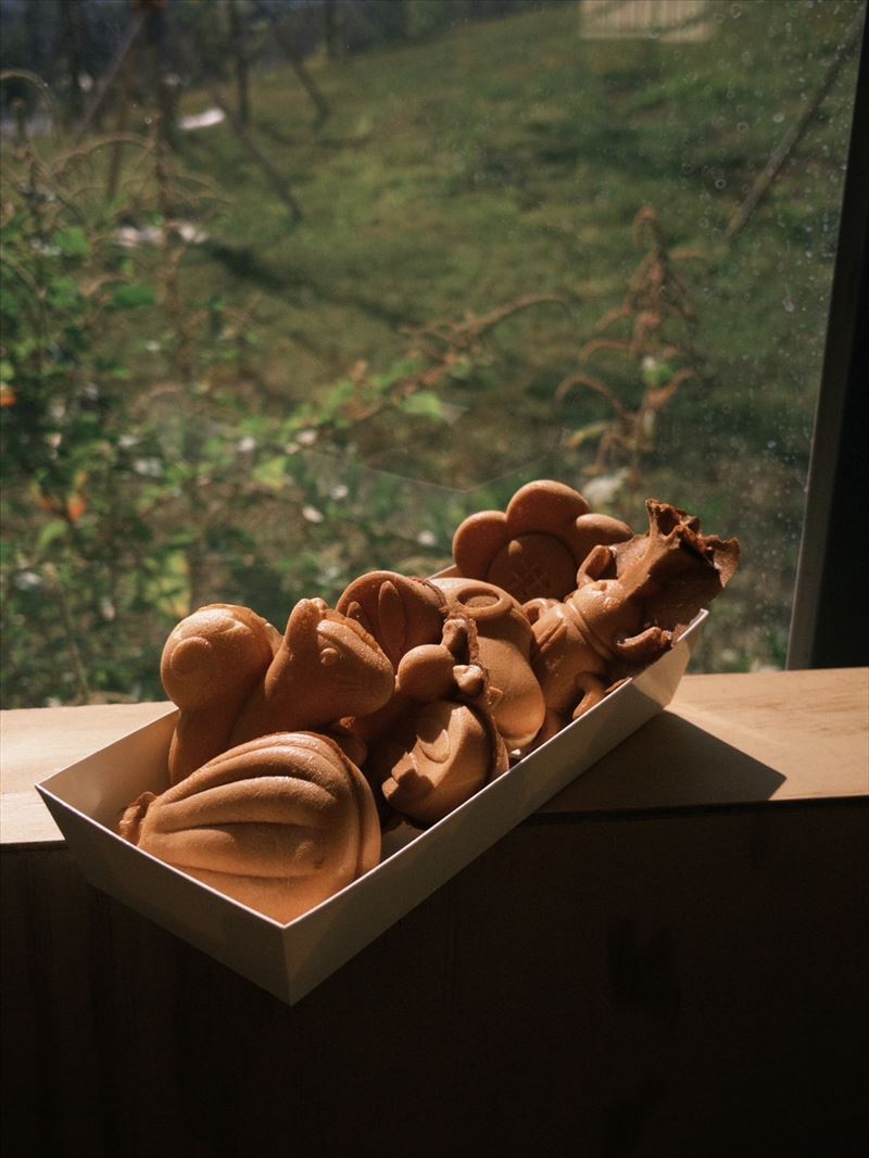 微熱山丘全新品牌「樹下吃冰」進駐園區，以園區特色氦氣球、鍬形蟲打造可愛的造型雞蛋糕。（圖／品牌業者提供）