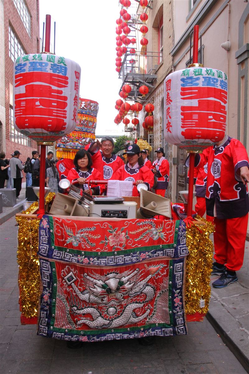 台灣媽祖文化閃耀舊金山！北港朝天宮赴美展現台灣媽祖文化底蘊。（圖／北港朝天宮提供）
