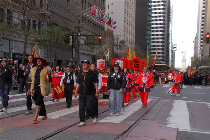 台灣媽祖文化閃耀舊金山！北港朝天宮赴美展現台灣媽祖文化底蘊。（圖／北港朝天宮提供）