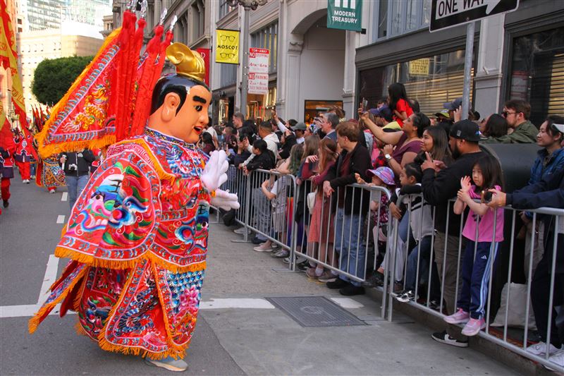 台灣媽祖文化走向國際！北港朝天宮舊金山新年遊行展現台灣媽祖文化底蘊。（圖／北港朝天宮提供）