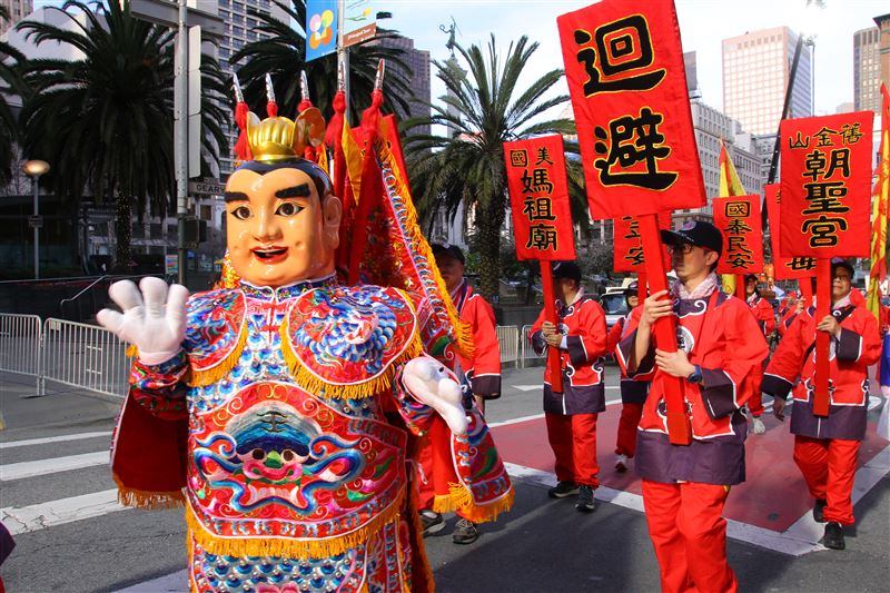 台灣媽祖文化走向國際！北港朝天宮舊金山新年遊行展現台灣媽祖文化底蘊。（圖／北港朝天宮提供）