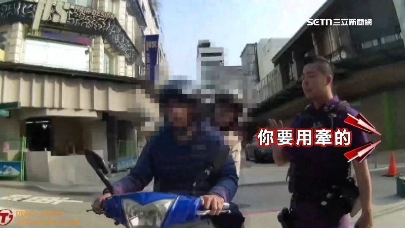 警方攔檢到多名違規騎士
