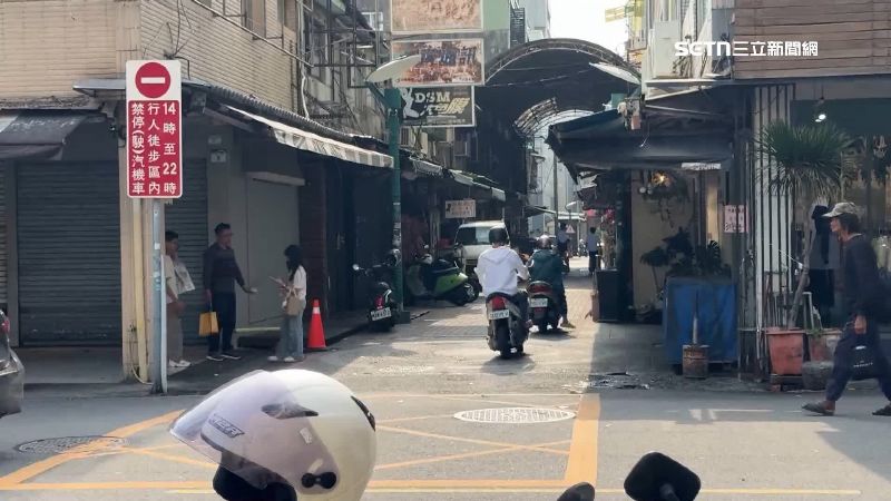 告示牌裝飾用?玉竹商圈騎士不甩硬闖