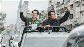 民進黨台北市中山、大同區市議員參選人林子揚今展開車隊掃街拜票。（圖／林子揚提供） 