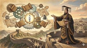 秦始皇（示意圖／AI生成）