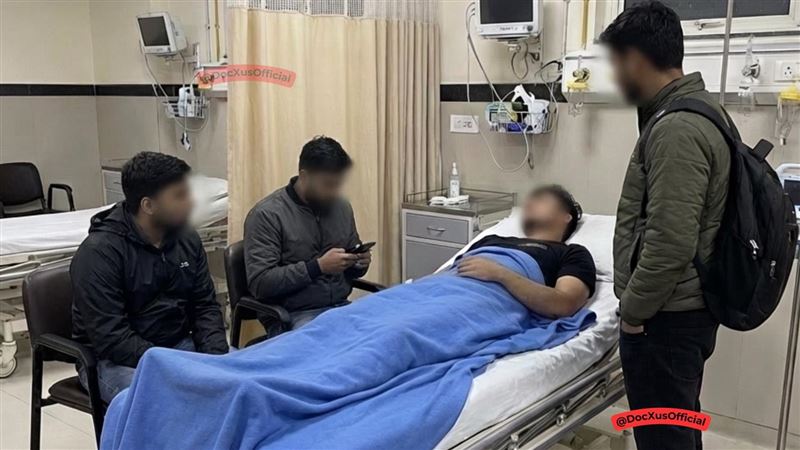 外國男子在吸食大麻捲菸前吃了抗真菌藥，最終心跳狂飆停不下來、被同學抬去急診室。（圖／翻攝自X）