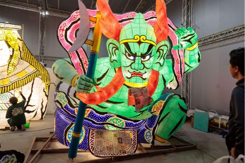 千里眼與順風耳。（圖／翻攝自2026嘉義台灣燈會）