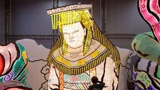 ▲「樸仔媽」燈組。（圖／翻攝自2026嘉義台灣燈會）