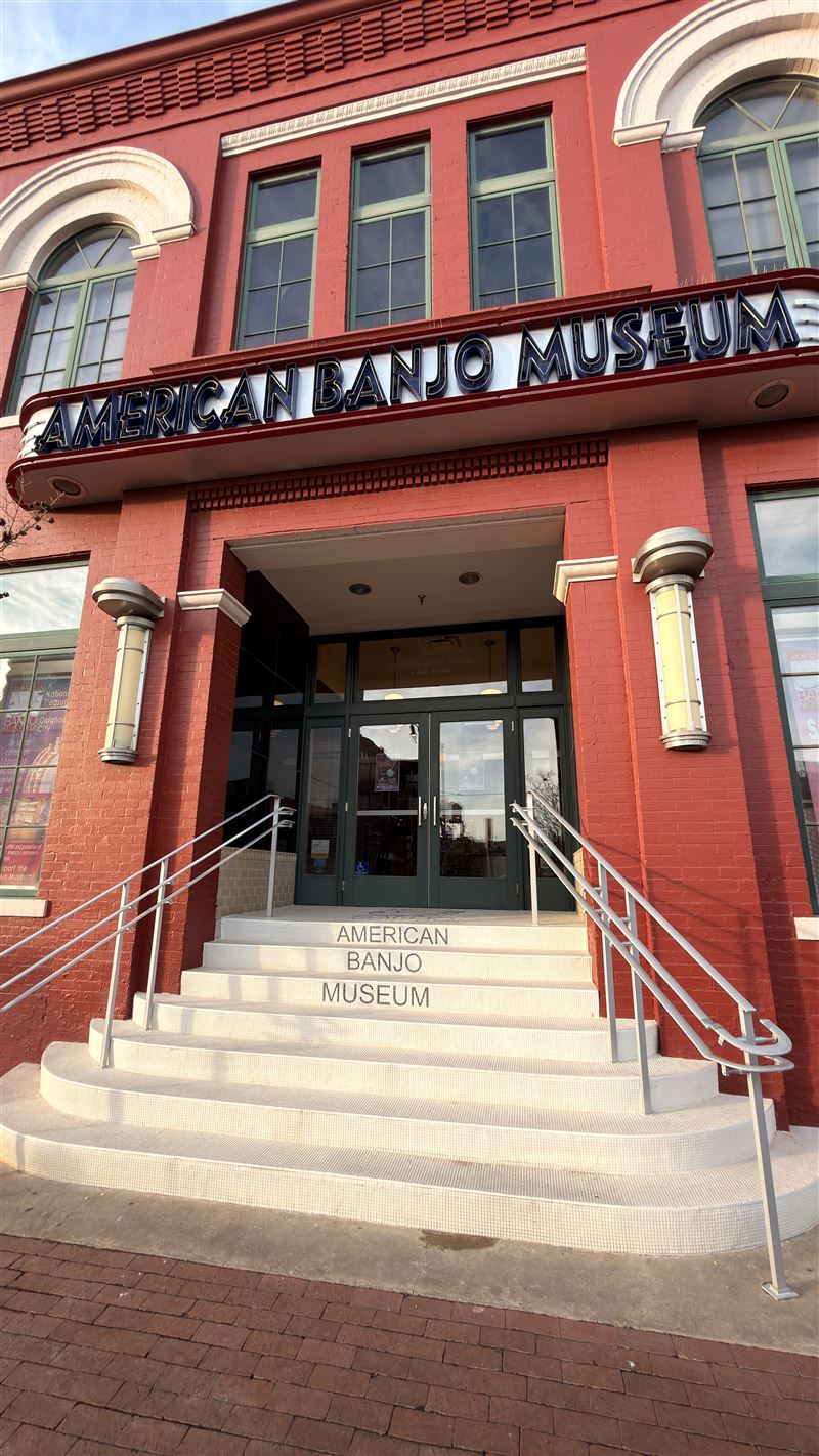 盧卡斯·羅斯的工作室就位於奧克拉荷馬州「斑鳩琴博物館 」二樓。(圖/記者蕭翰弦攝影)