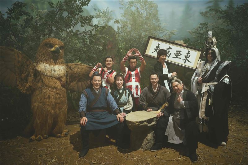 《功夫》片中眾多各具特色的角色，其中「鵰兄」（左一）人氣爆棚。（圖／麻吉砥加提供）