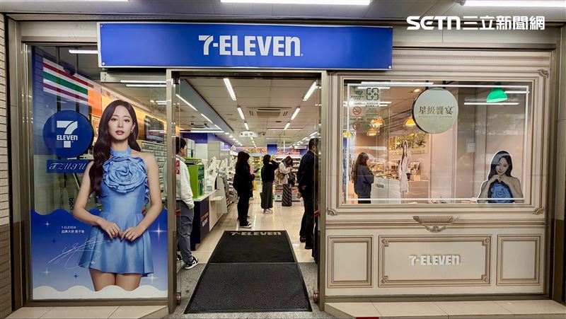 全台唯一周子瑜主題門市在台北大安區鑫忠孝門市。(圖／記者賴俊佑攝影）