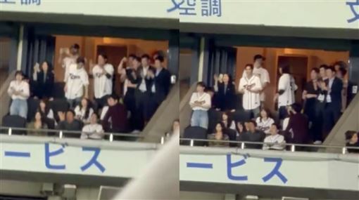 WBC飄粉紅泡泡　男團成員摸頭女神被拍