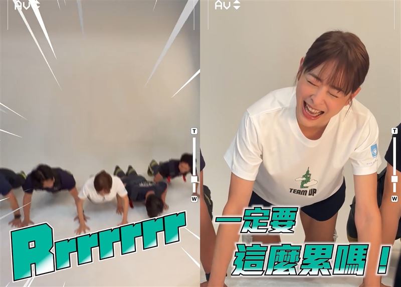 台北101董事長賈永婕日前邀請雙北消防員拍攝平面照，宣傳台北101垂直馬拉松。(圖／台北101提供)