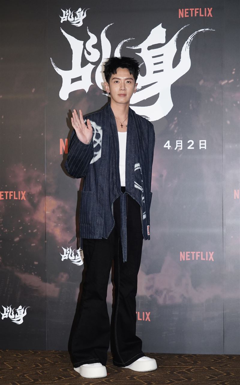 柯震東主演的《乩身》剛播出。（圖／記者趙于瑩攝影）