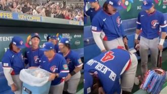 超有公德心　台灣球員賽後撿垃圾畫面曝光