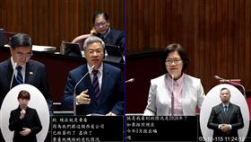 劉書彬質詢核三重啟議題（圖／翻攝畫面）