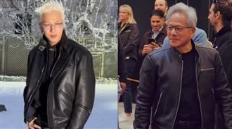 太陽白髮皮衣巴黎登場　網笑稱潮版黃仁勳