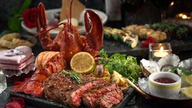 君品酒店Ciao餐廳呈獻「白色情人節海陸盛宴」，3月13日至3月15日限時三天，以西西里直火美學致敬純粹愛情。雙人餐價每套4,980元+10%。（圖／飯店旅宿業者提供）