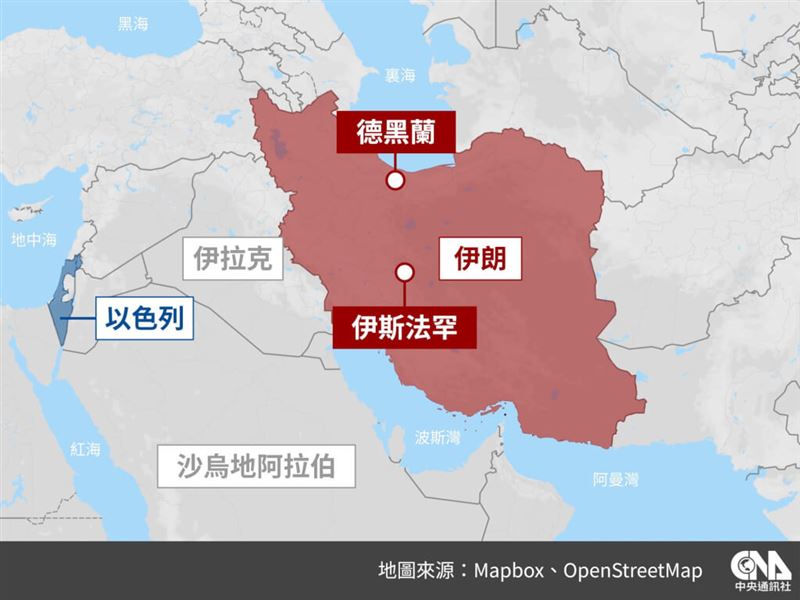 聯合國原子能監管機構「國際原子能總署」署長葛羅西表示，伊朗濃縮程度60%，有近半儲存在伊斯法罕一處地道設施內，且很可能至今仍在當地。（中央社製圖）