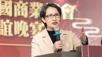 出席商總晚宴　蕭美琴以棒球賽喻台灣韌性