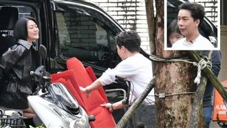 小S復工紅毯排場　遭派翠克突襲「強抱」