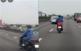 國道,機車,飆速(圖/翻攝「重機車友各區路況天氣資訊分享中心」)