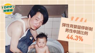 民進黨：鼓勵爸爸一起育兒，真的做到了