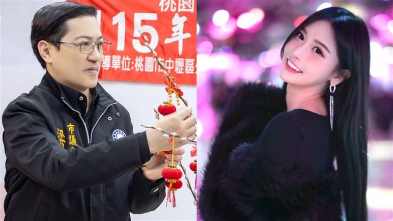 梁為超、許玲玲被爆出包養傳聞。（合成圖／翻攝自梁為超、許玲玲臉書）