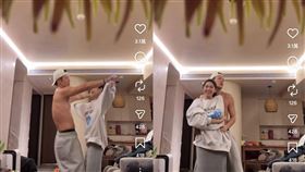 陳志強跟曾智希在客廳熱舞。（圖／翻攝自IG）