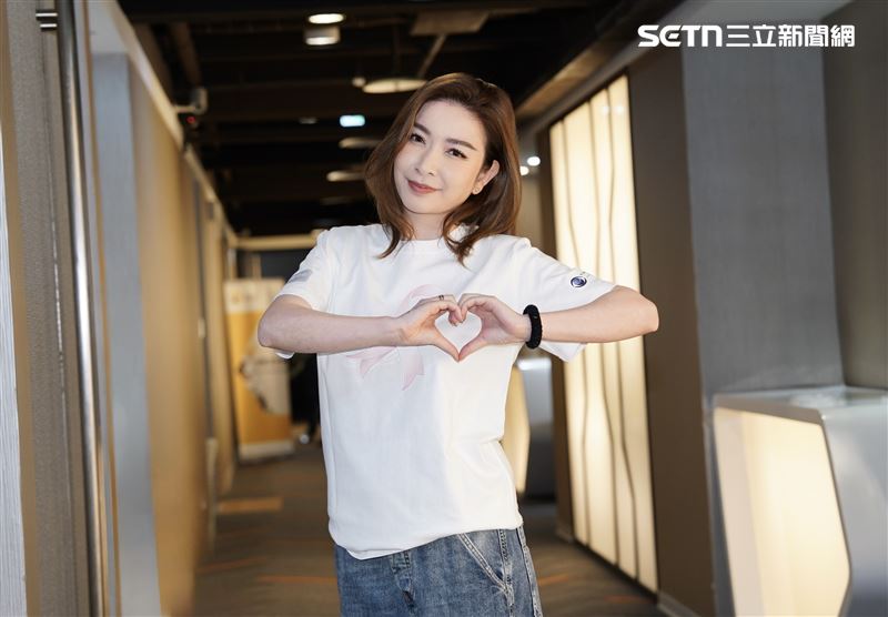 許維恩宣布乳癌後首度現身，分享生病到現在的心路歷程。（圖／記者趙于瑩攝影）