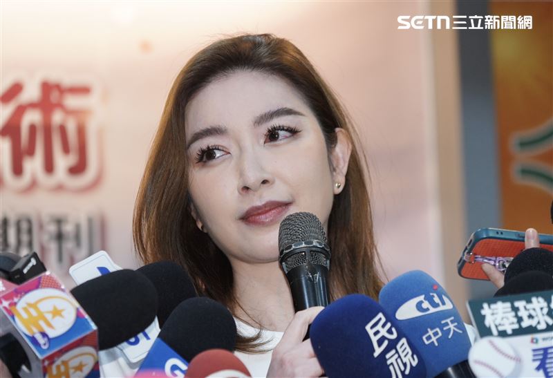 許維恩宣布乳癌後首度現身出席記者會。（圖／記者趙于瑩攝影）